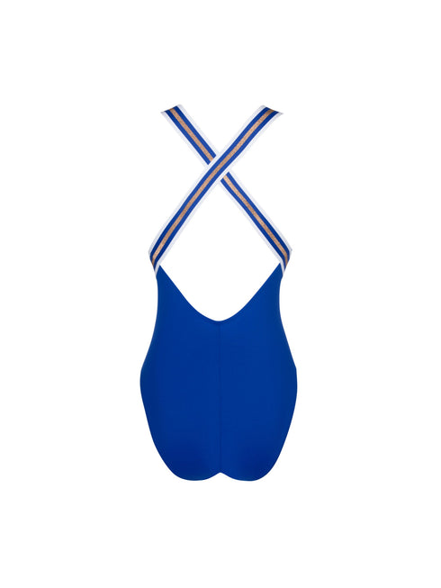 Lise Charmel 35b Energie Nautique Non Wire Halter Swimsuit
